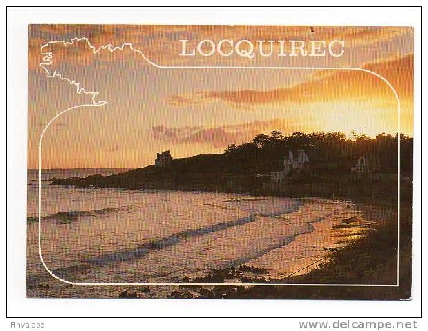 COULEURS DE BRETAGNE LOCQUIREC La Pointe Au Lever Du Soleil - Locquirec