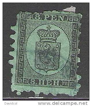 N149.-.FINLAND / FINLANDIA .-. 1866-1874 .-. SCOTT  # : 7  .-. USED . CAT VAL : US$ 160.00 - Gebraucht