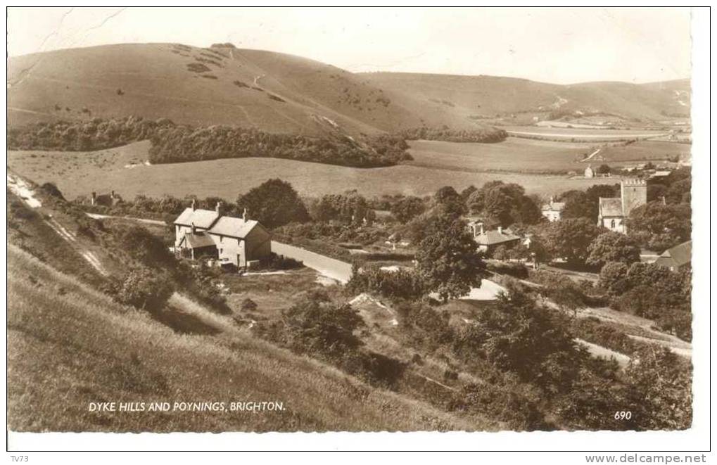 CpF1956 - Dyke Hills And Poynings, BRIGHTON - (Royaume Uni) - Brighton