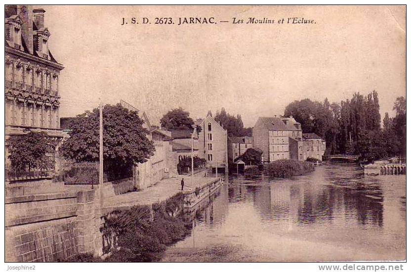 Jarnac - Les Moulins Et L ´Ecluse - Jarnac