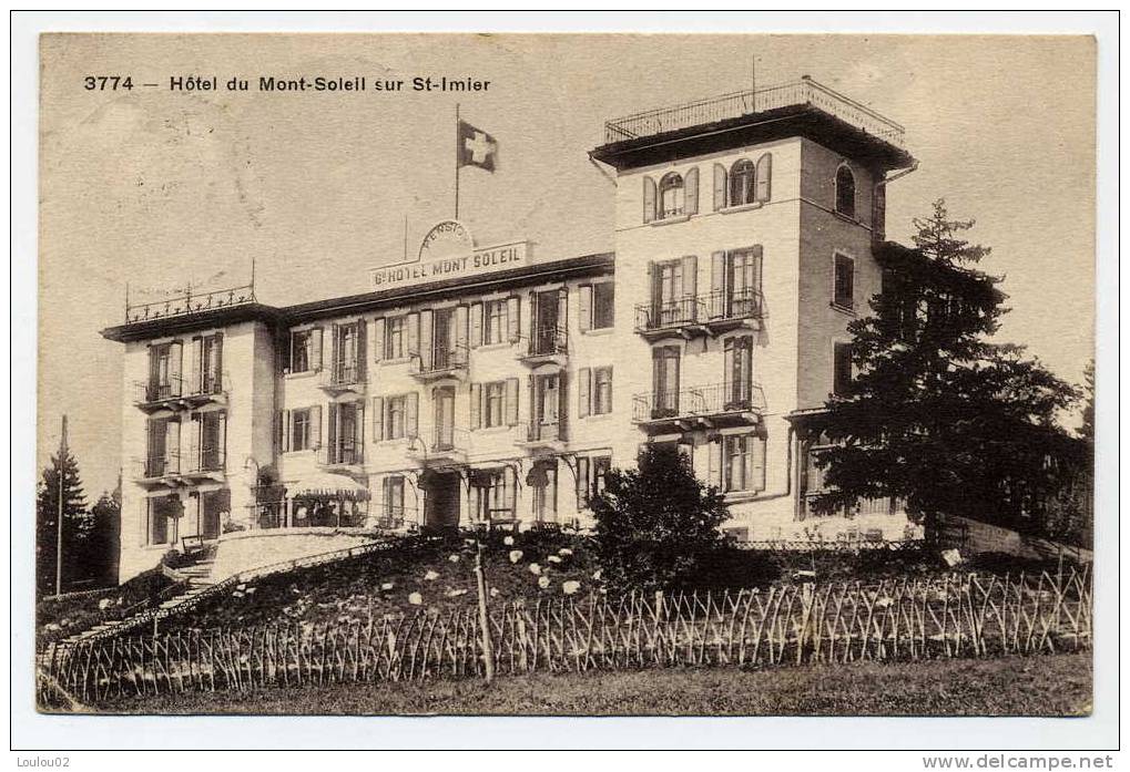 SAINT IMIER -  Hotel Du Mont Soleil - Saint-Imier 