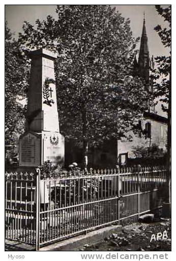 81 VILLEFRANCHE D'ALBIGEOIS Le Monument Aux Morts Et Le Clocher - Villefranche D'Albigeois