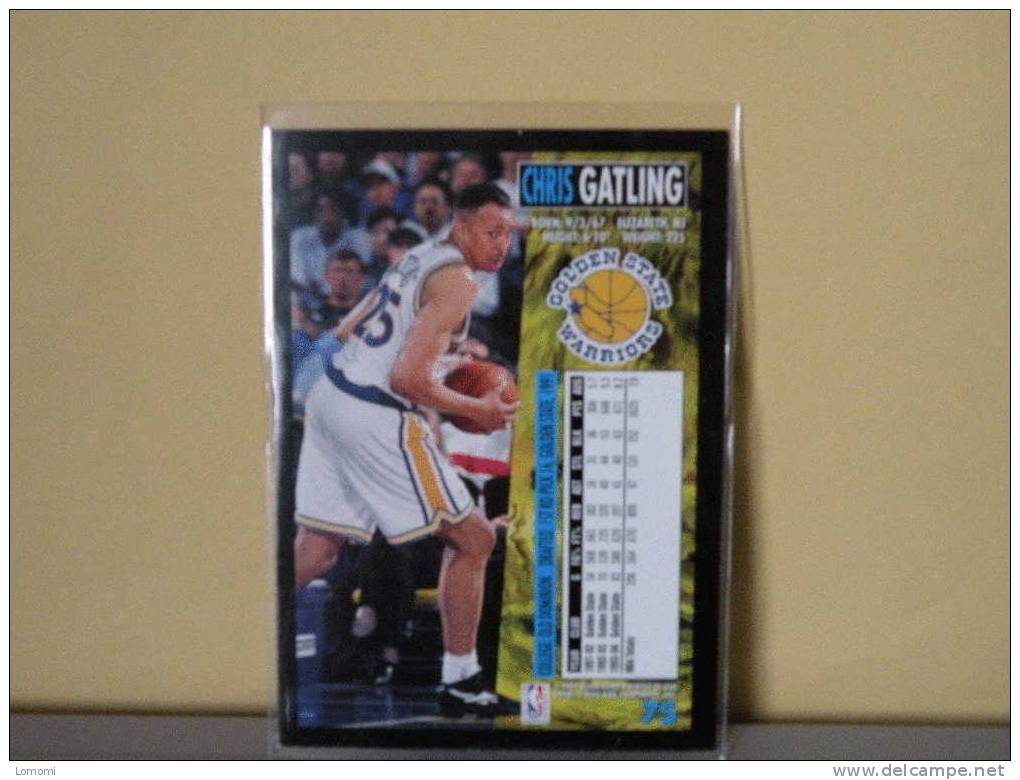 *Golden State Warriors - 94/95 ( Carte ) Chris Gatling - N.B.A . N° 75 . 2 Scannes - Golden State Warriors