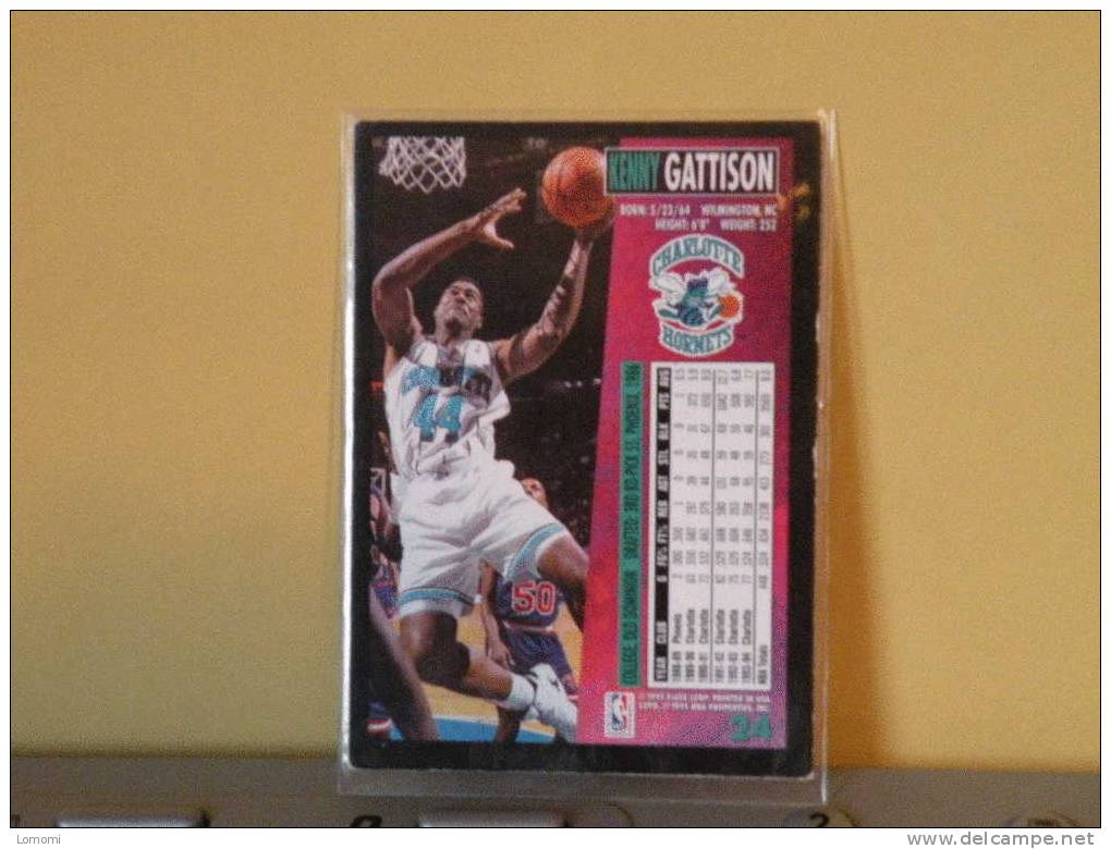 Charlotte Hornets 94/95 ( Carte ) Kenny Gattison - N.B.A . N° 24 . 2 Scannes - Charlotte Hornets