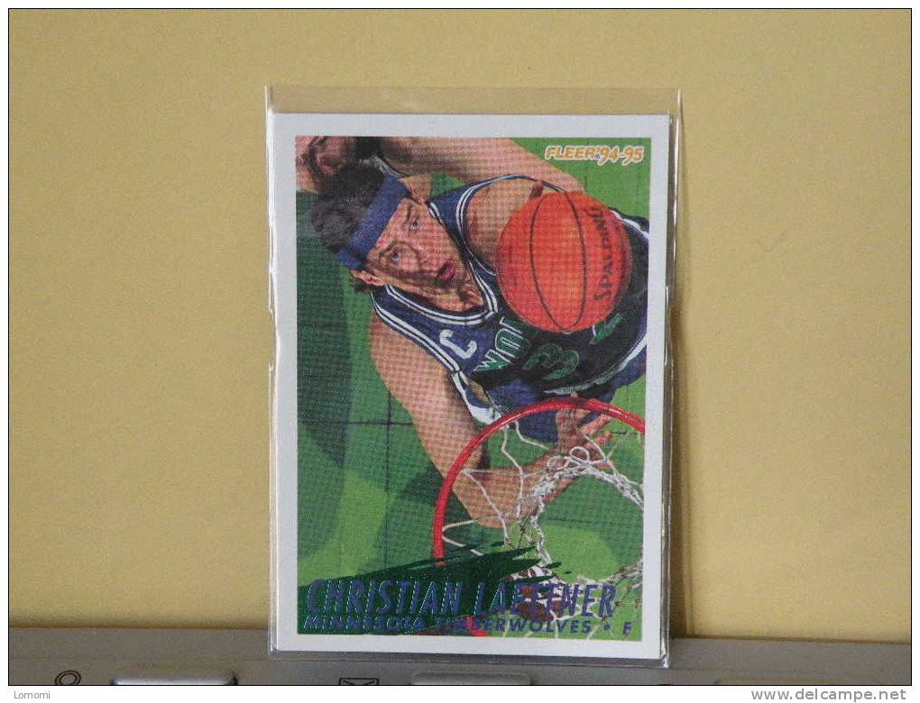 Minnessota Timberwolves, 94/95- Carte  Basketball- Christian LAETTNER - N.B.A . N° 137. 2 Scan - Minnesota Timberwolves