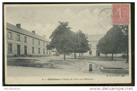 23 CHATELUS MALVALEIX /  Champ De Foire Aux Moutons  / - Chatelus Malvaleix