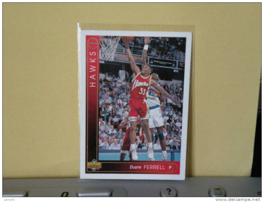 Atlanta Hawks , 93/94- Carte  Basketball -  Duane FERRELL - N.B.A . N° 38. 2 Scan - Atlanta Hawks