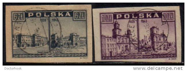 POLAND   Scott #  374-9  VF USED - Used Stamps
