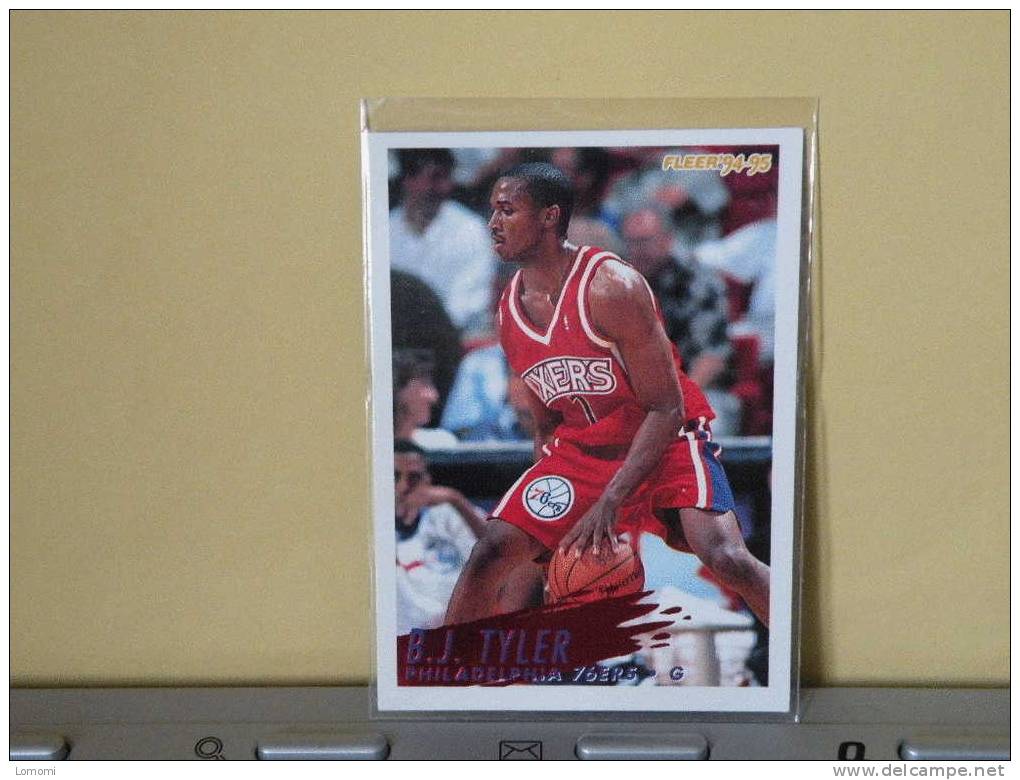 Philadelphia 76ers, 94/95- Carte  Basketball - B. J.  TYLER - N.B.A . N° 345. 2 Scan - Philadelphia 76ers