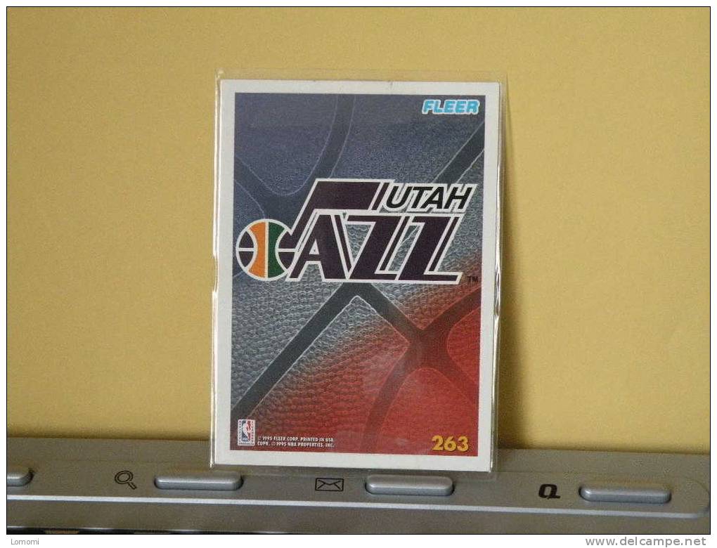 Carte  Basketball -   - N.B.A . USA . N° 263 - Utah Jazz