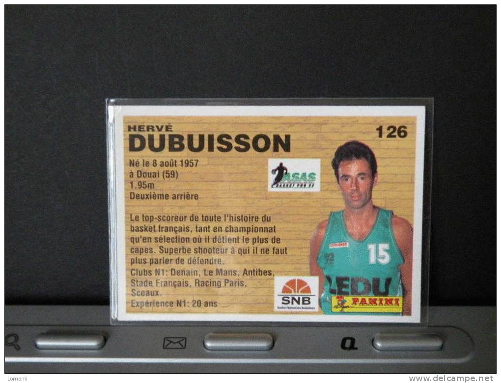 Carte  Basketball  1994 -  Ville à Lire -  Hervé DUBUISSON  - N° 126 - - Bekleidung, Souvenirs Und Sonstige