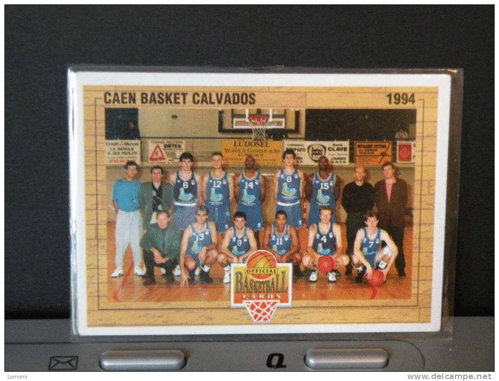 Carte  Basketball  1994, équipe, Caen Basket  Calvados - N° 139 - 2scan - Abbigliamento, Souvenirs & Varie