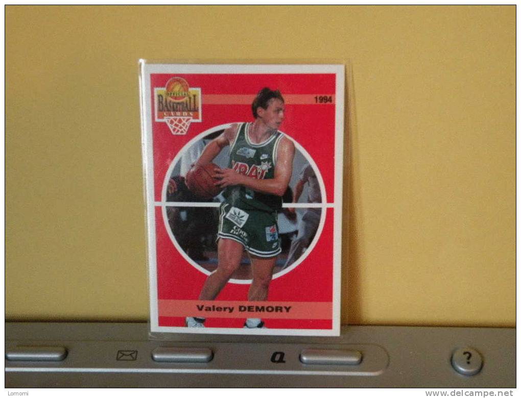 Carte  Basketball, 1994 équipe Pau Orthez - Valéry DEMORY  - N° 101  - 2scan - Bekleidung, Souvenirs Und Sonstige