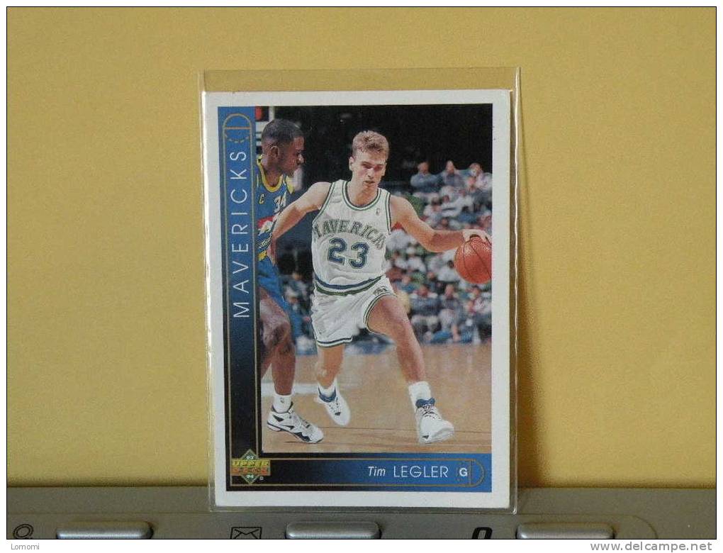 *Carte  Basketball, 1992/93/94 - Tim LEGLER - N° 60 - 2 Scan - Dallas Mavericks