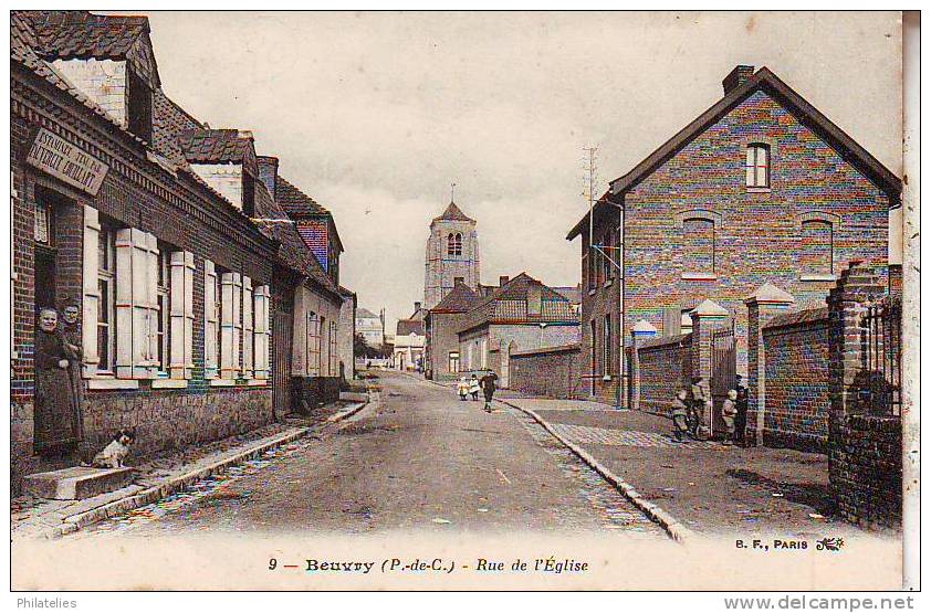 BEUVRY  RUE DE L EGLISE - Beuvry