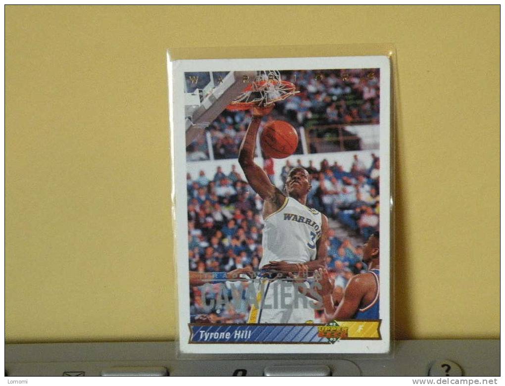 *Carte  Basketball, 1992/93/94/95 - Tyrone HILL - N° 158 - 2 Scan - Golden State Warriors