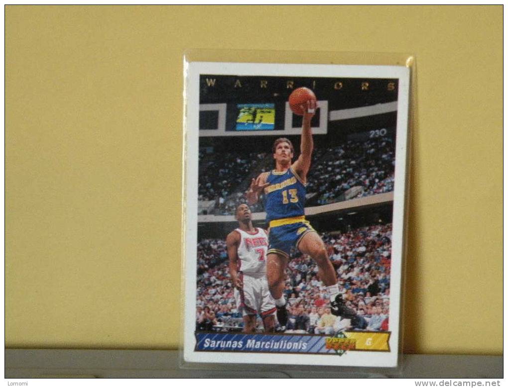 *Carte  Basketball, 1992/93/94/95 - Sarunas Marciulionis - N° 159 - 2 Scan - Golden State Warriors