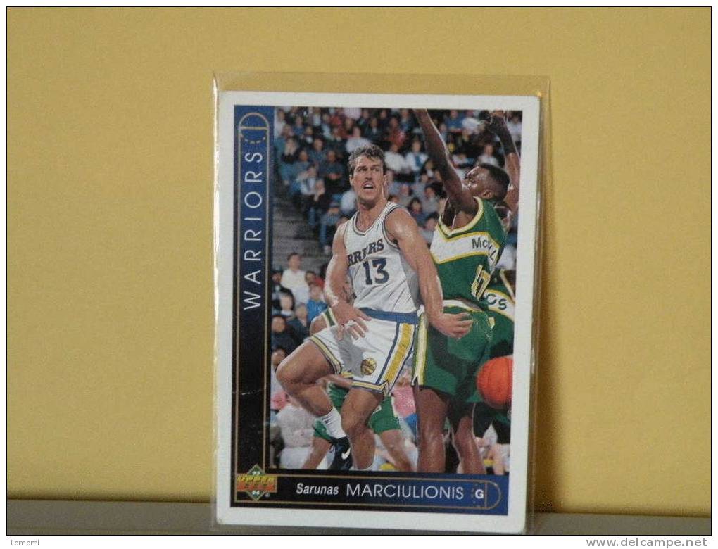 *Carte  Basketball, 1992/93/94/95 - Sarunas Marciulionis - N° 32 - 2 Scan - Golden State Warriors