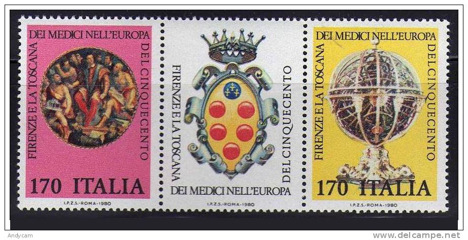 1980  BLOCCO TOSCANA DEI MEDICI  NUOVO**  MNH @ - Blocks & Kleinbögen