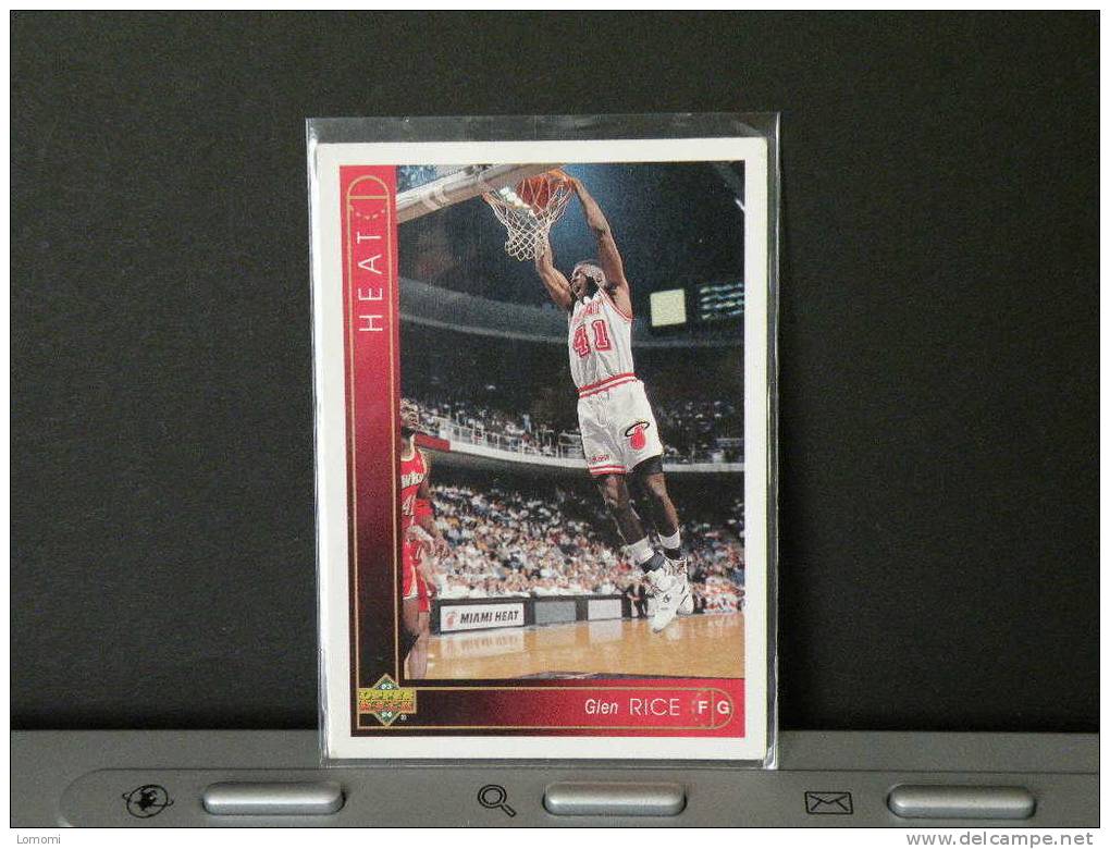 Carte  Basketball US 1992/93/94/95/96 - Glen RICE - N° 25 - 2 Scan - Miami Heat