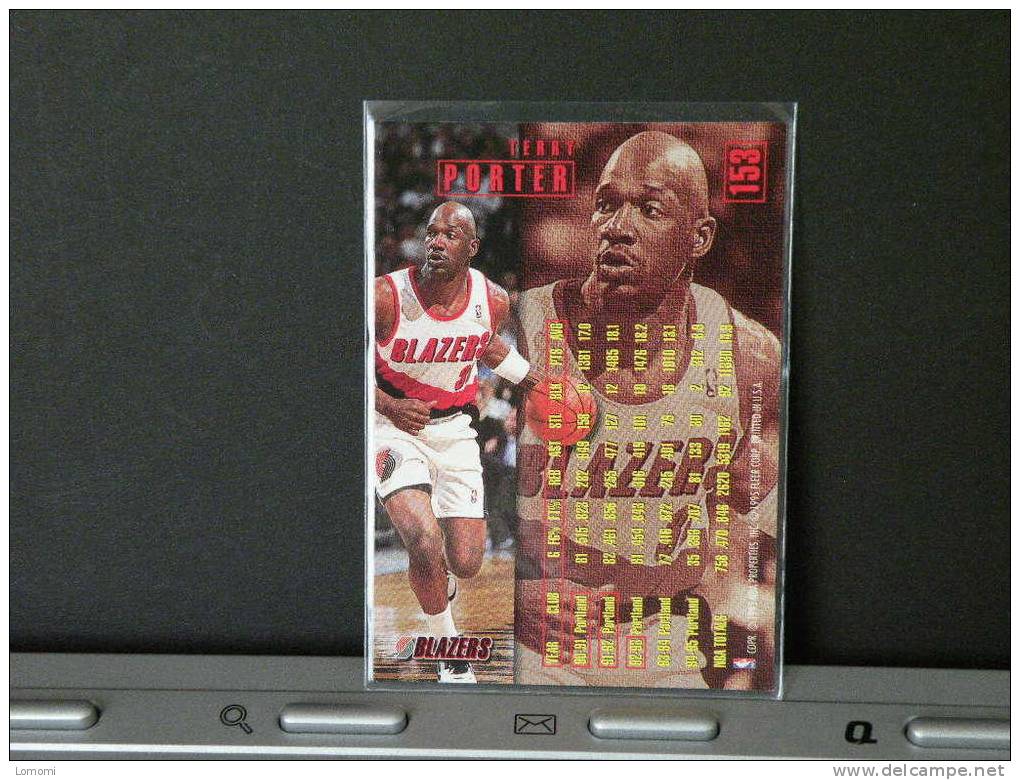 Carte  Basketball US 1992/93/94/95/96 - Blazers - Terry POSTER - N° 153 - 2 Scan - Autres & Non Classés
