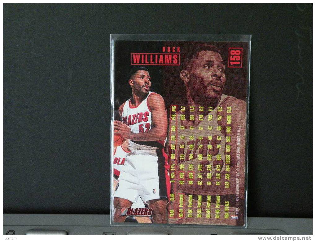 Carte  Basketball US 1992/93/94/95/96 - Blazers - Buck WILLIAMS - N° 158 - 2 Scan - Other & Unclassified