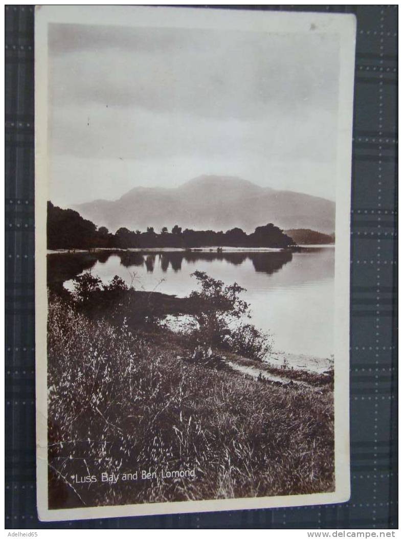 C 1910 Luss Bay And Ben Lomond - Stirlingshire
