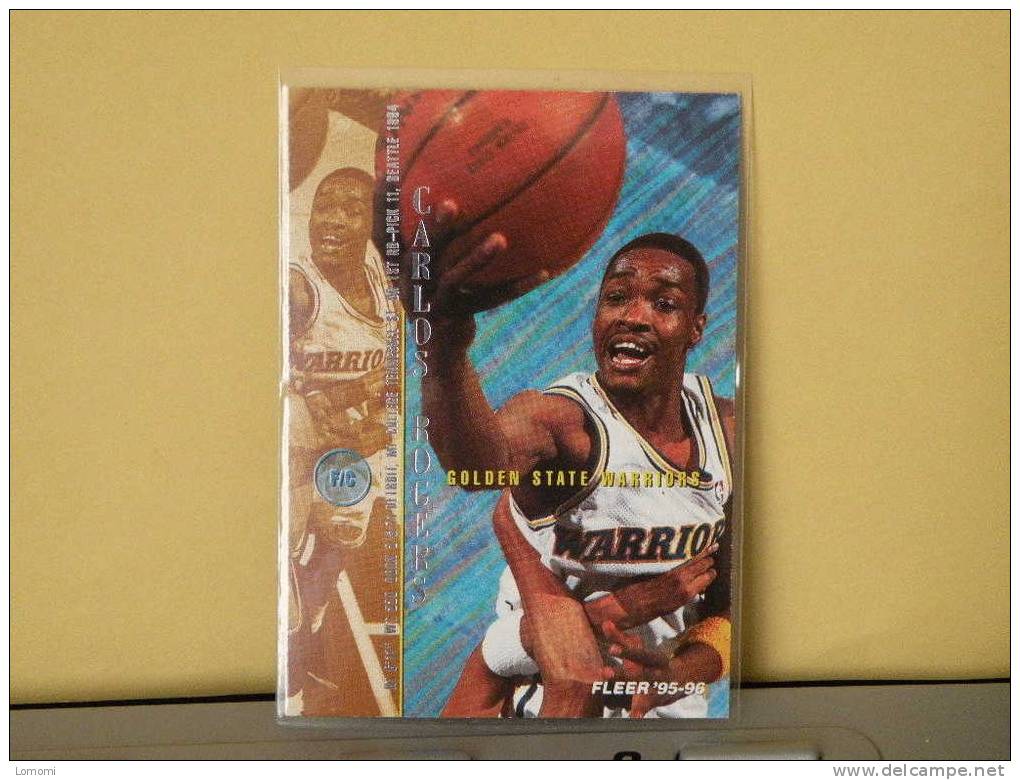 Carte  Basketball US 1992/93/94/95/96 - Carlos Rogers - N° 61  - 2 Scan - Golden State Warriors