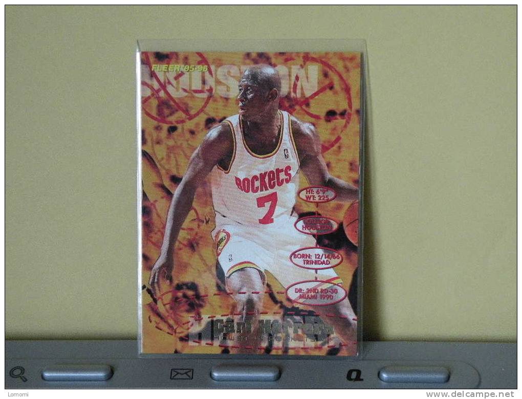 Carte  Basketball US 1992/93/94/95/96 -  Carl Herrera - N° 68 - 2 Scan - Houston Rockets