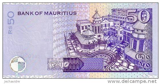 MAURICE  50 Rupees   Emission De 1999  Pick 50a     ***** BILLET  NEUF ***** - Mauritius