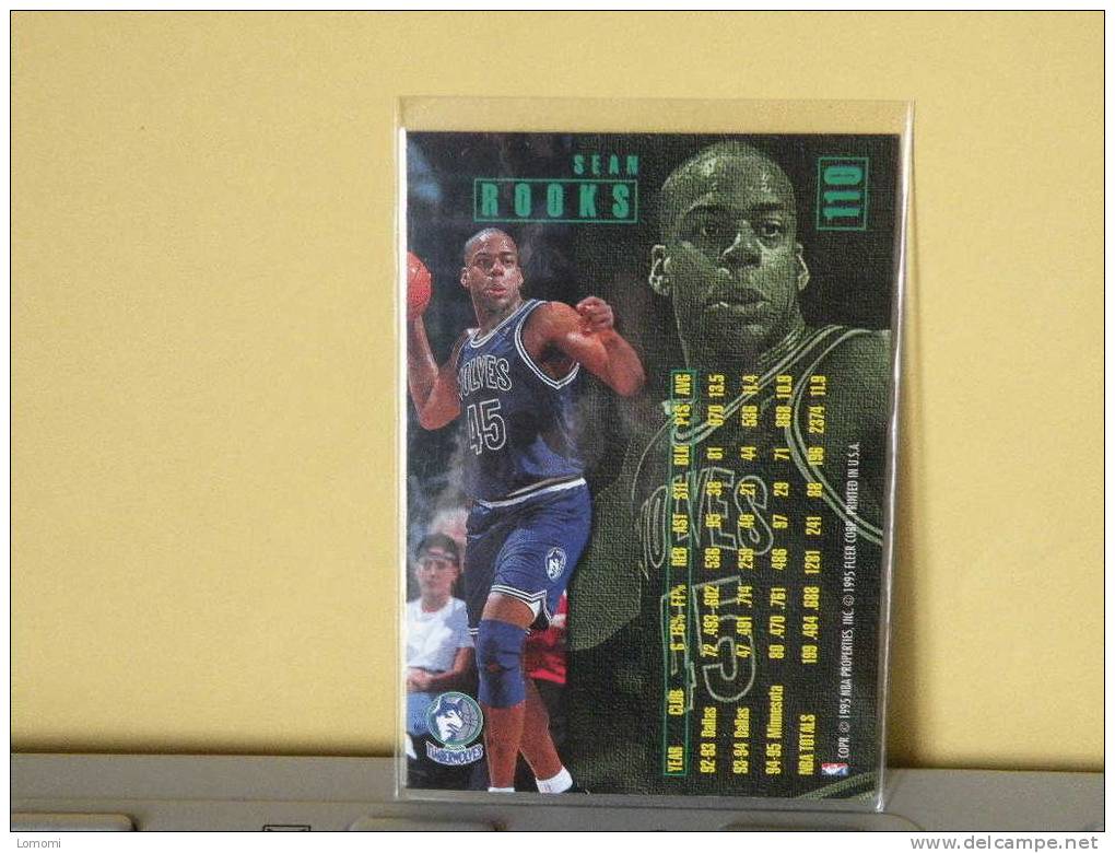 Carte  Basketball US 1992/93/94/95/96 - Sean Rooks  - N° 110 - 2 Scan - Minnesota Timberwolves