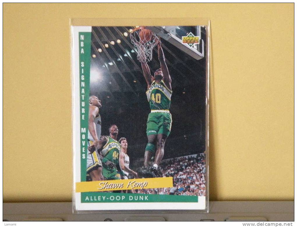 Carte  Basketball US 1992/93/94/95/96 -  Shawn Kemp - N° 177 - 2 Scan - Seattle Supersonics