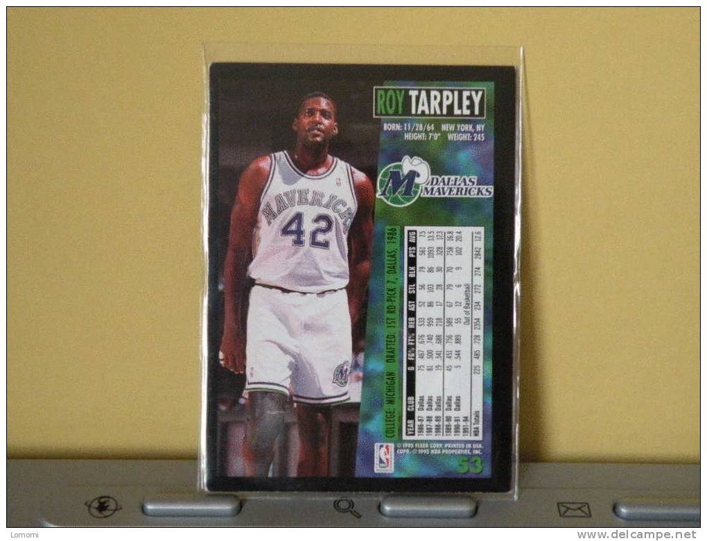 Carte  Basketball US 1992/93/94/95/96 -  Roy Tarpley - N° 53 - 2 Scan - Dallas Mavericks