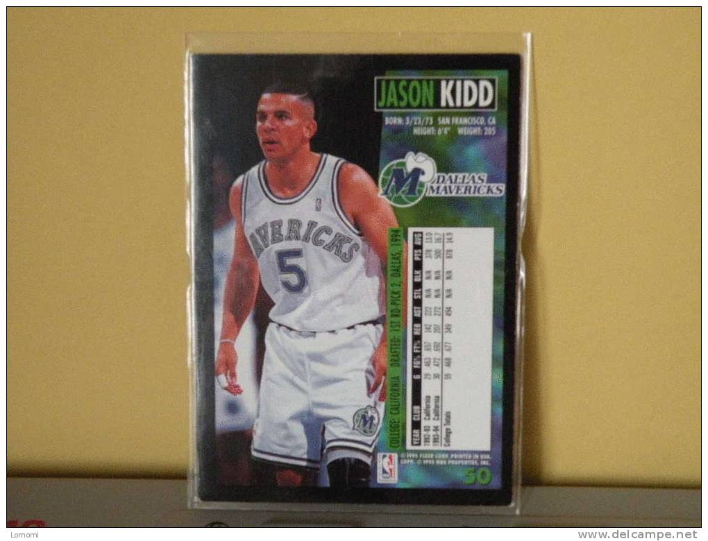 Carte  Basketball US 1992/93/94/95/96 -  Jason Kidd - N° 50 - 2 Scan - Dallas Mavericks