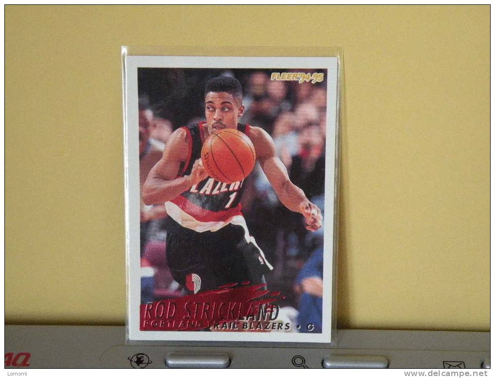 Carte  Basketball US 1992/93/94/95/96 -  Rod Strickland - N° 195 - 2 Scan - Portland Trailblazers