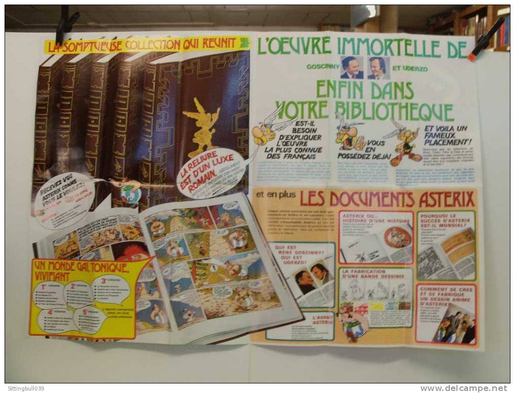 ASTERIX. PETITE ENVELOPPE COMPLÈTE DE SES PUB PAR LES ED. CULTURE ART LOISIRS 1978, POUR LA SORTIE DE TOUT ASTERIX. RARE - Advertisement