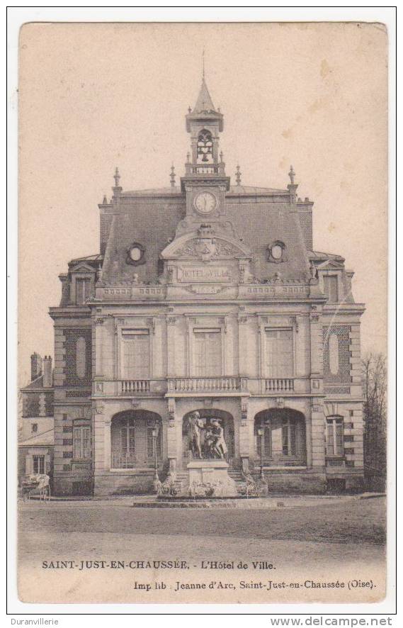 60 - SAINT-JUST-EN-CHAUSSEE - L´Hotel De Ville - Saint Just En Chaussee