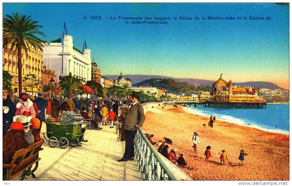 NICE  LA  COTE D' AZUR   CASINO  PHOTOCHROME  ADIA POSTCARD UNUSED CARTOLINA NON VIAGGIATA COME DA FOTO - Casinos