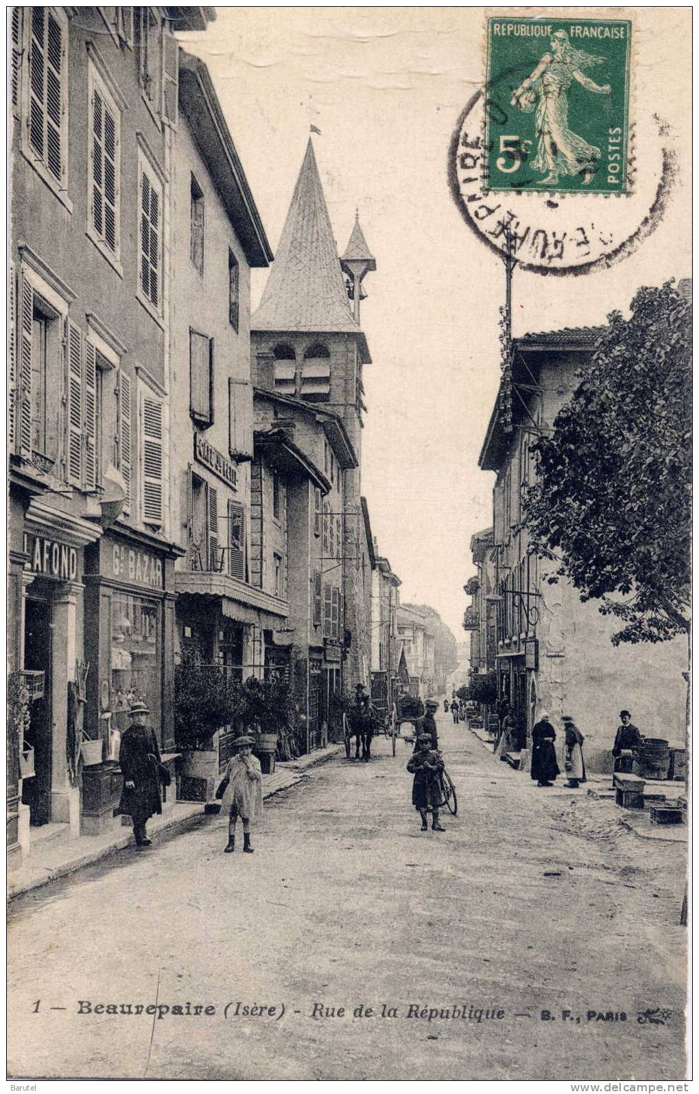 BEAUREPAIRE - Rue De La République - Beaurepaire