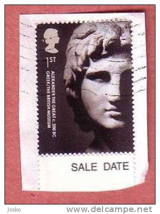 ALEXANDER THE GREAT ( England - Stamp On Paper ) Greek / The British Museum * Greece Related Thematic ( Topic ) - Museos