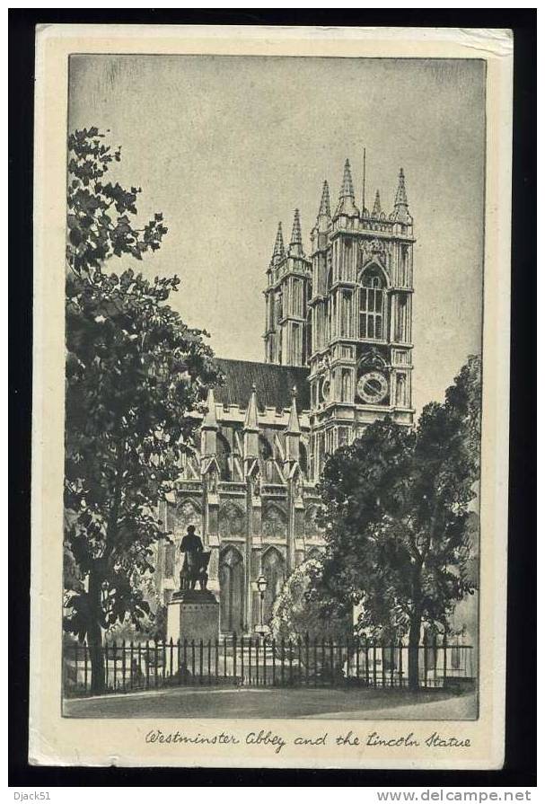Westminster Abbey And The Lincoln Statue - Westminster Abbey