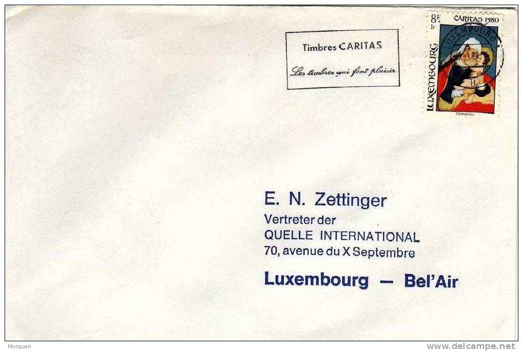 Carta LUXEMBURGO 1981. Timbres Caritas - Briefe U. Dokumente