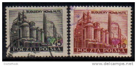 POLAND   Scott #  502-5  VF USED - Used Stamps
