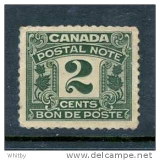 1967 2 Cent Postal Note Issue  #FPS24 MNH Slight Crease - Revenues