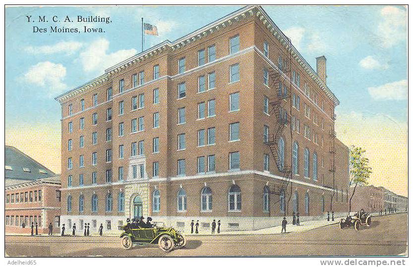 Y.M.C.A. Building Des Moines Iowa Publ Enos Hunt - Sonstige & Ohne Zuordnung