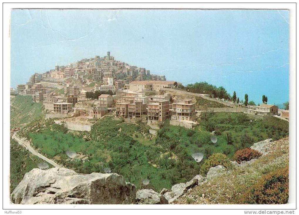 Italia 1990. Cartolina Di  SAN MARCO D´ALUNZIO - Panorama Con  "Villa Pacis"  Frati Cappuccini. - Acireale