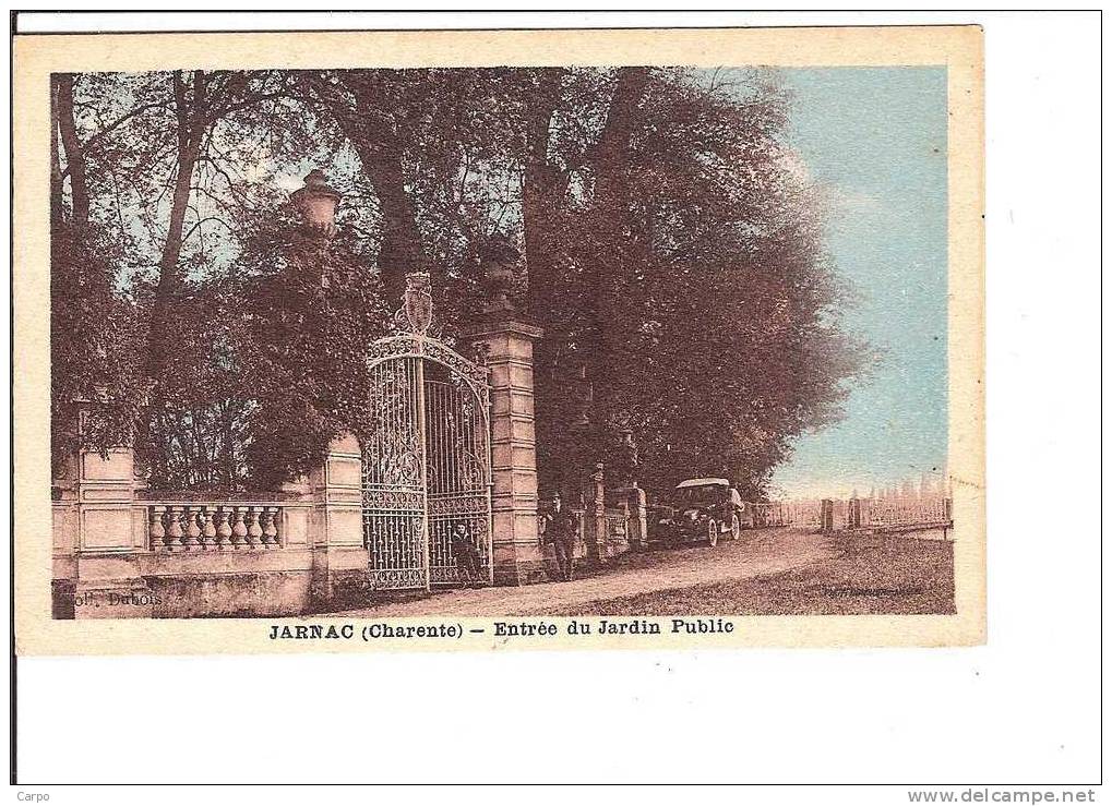 JARNAC. - Entrée Du Jardin Public. - Jarnac