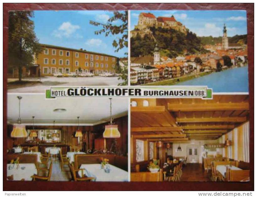 Burghausen - Mehrbildkarte Hotel Glöcklhofer - Burghausen