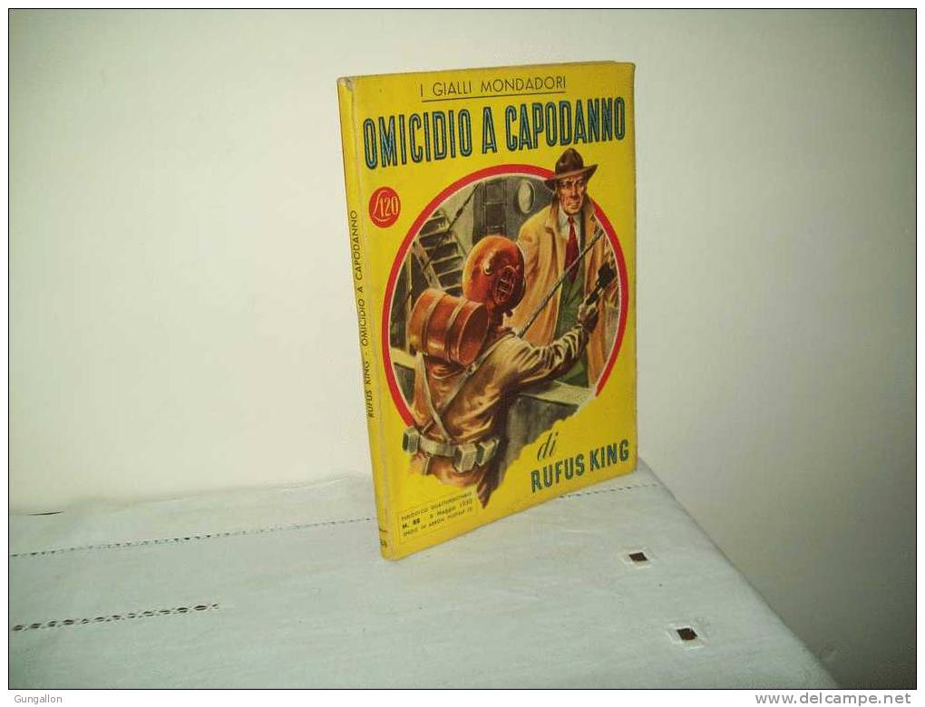 I Gialli Mondadori(Mondadori 1950) N. 88  "Omicidio A Capodanno" - Policiers Et Thrillers