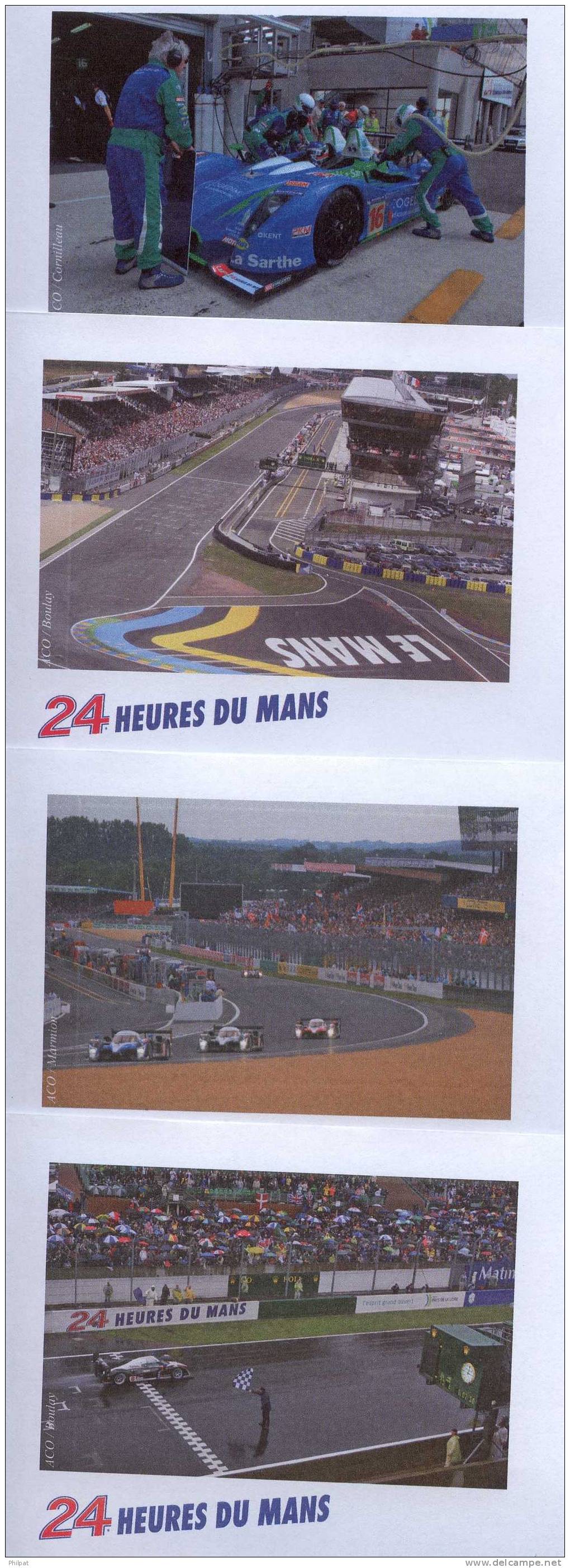 PAP PRET A POSTER 24 HEURES DU MANS 2009 SARTHE 72        9 ENVELOPPES - Prêts-à-poster: Repiquages /Beaujard